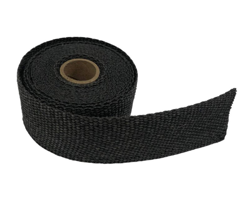 Newtex ZetexPlus 2 inches x 15 feet Black Exhaust Header Wrap, Fiberglass Heat Tape, High Temp Exhaust Tape, Muffler Pipes, Motorcycle Exhaust Heat Wrap, Made in USA - Image 2